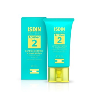 Gel Creme Facial Isdin Oily Skin Acniben 2 41,2g em Oferta na Shopee