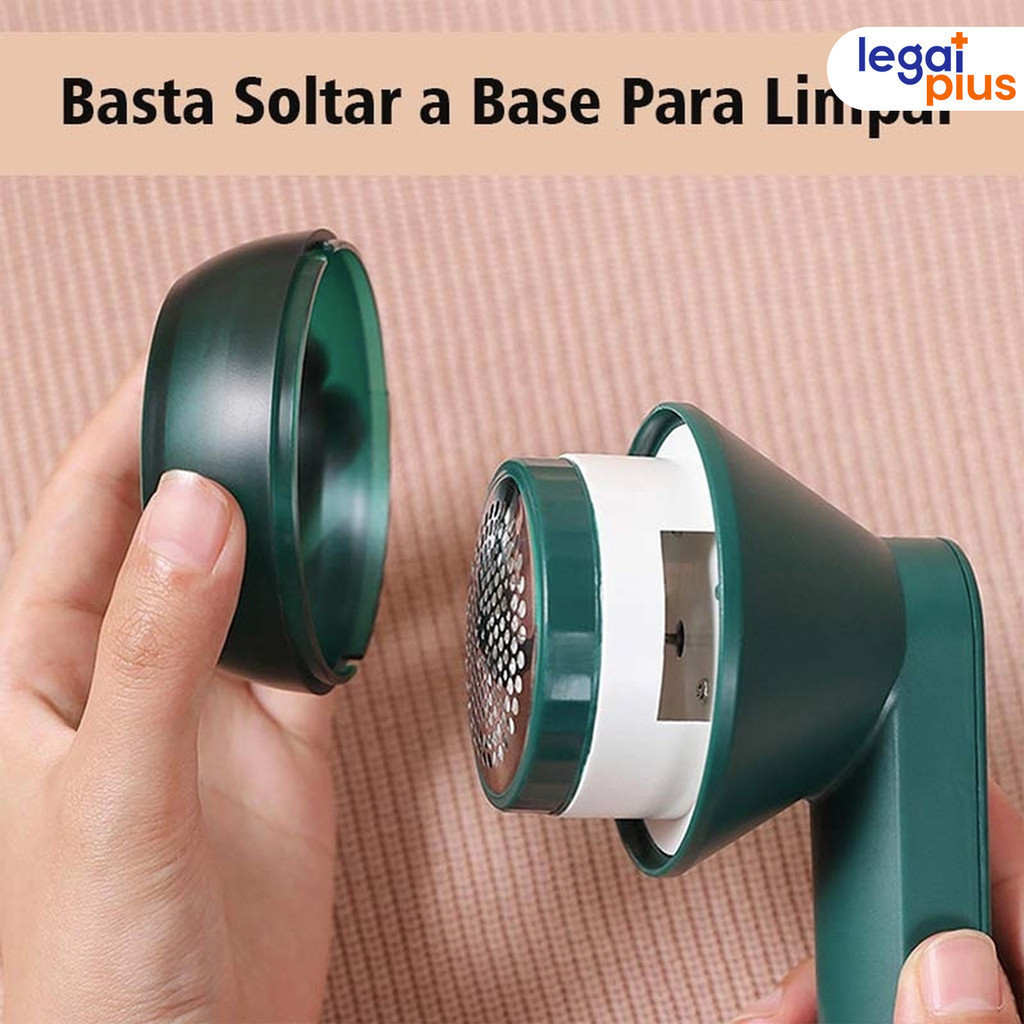 Papa Bolinhas Eletrico Tira Pelos De Roupas Removedor Aparador Sem Fio Recarregável - Abcshop — imagem 2 de 2