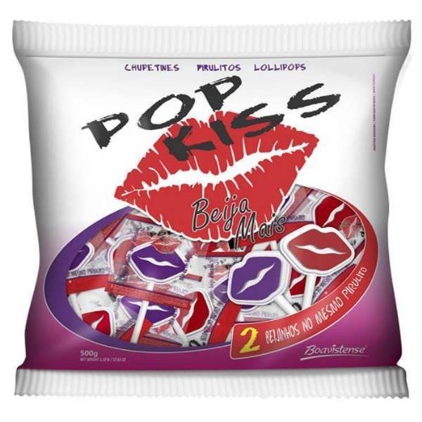 PIRULITO POP KISS C/ 50 UNID BEIJA MAIS