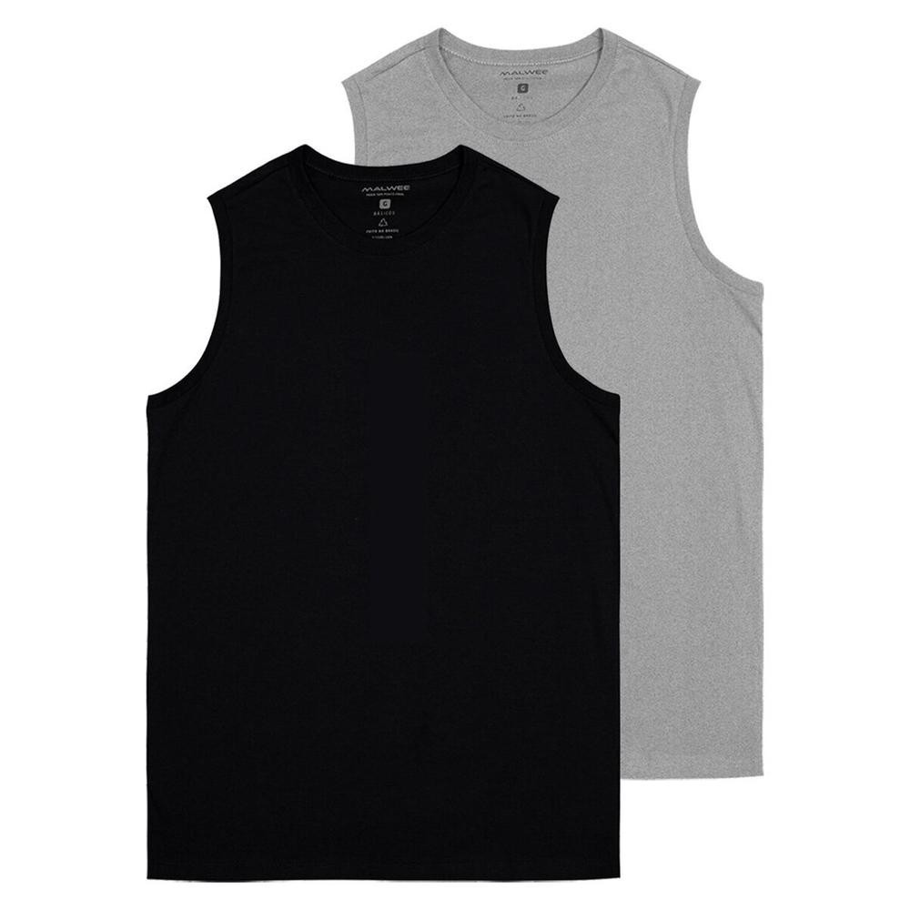 Kit com 2 Camisetas Masculina Regata Malwee 1000004421 em Oferta na Shopee