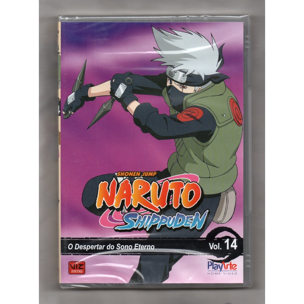 Naruto Shippuden Dvd Vol. 14 O Despertar Do Sono Eterno