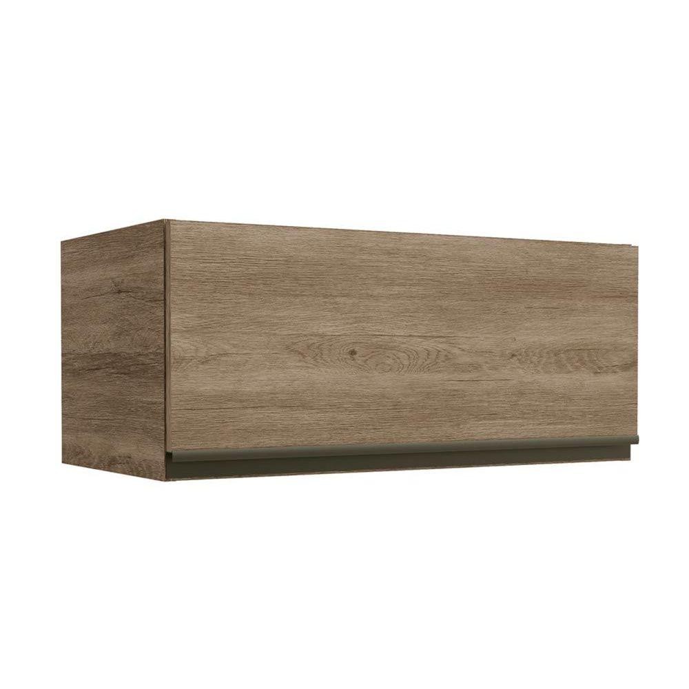 Armário Aéreo p/ Cozinha Maxxi G769 1 Porta Basculante 70cm Nogal - Kappesberg