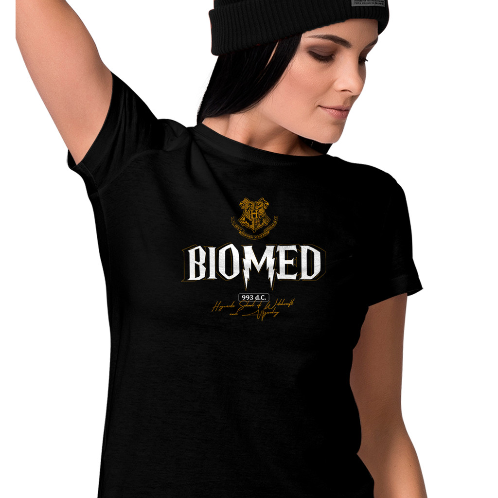 Babylook feminina Biomedicina HP tecido Viscolycra