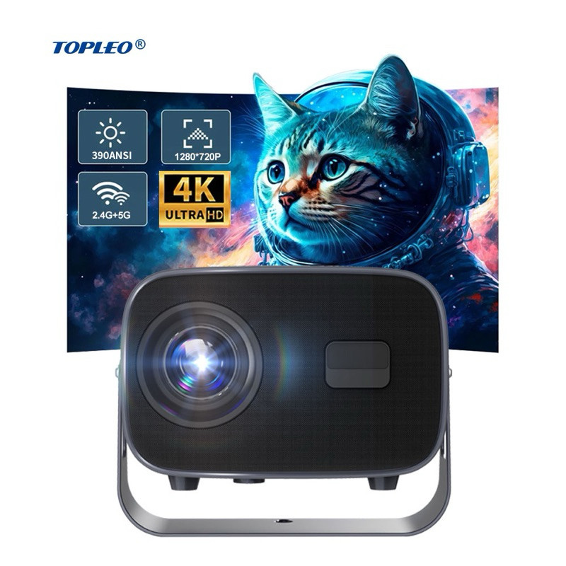 (original) Projetor Android a10 Projetor giratório de 360 ​​graus HD Projetor inteligente Projetor WiFi sem fio