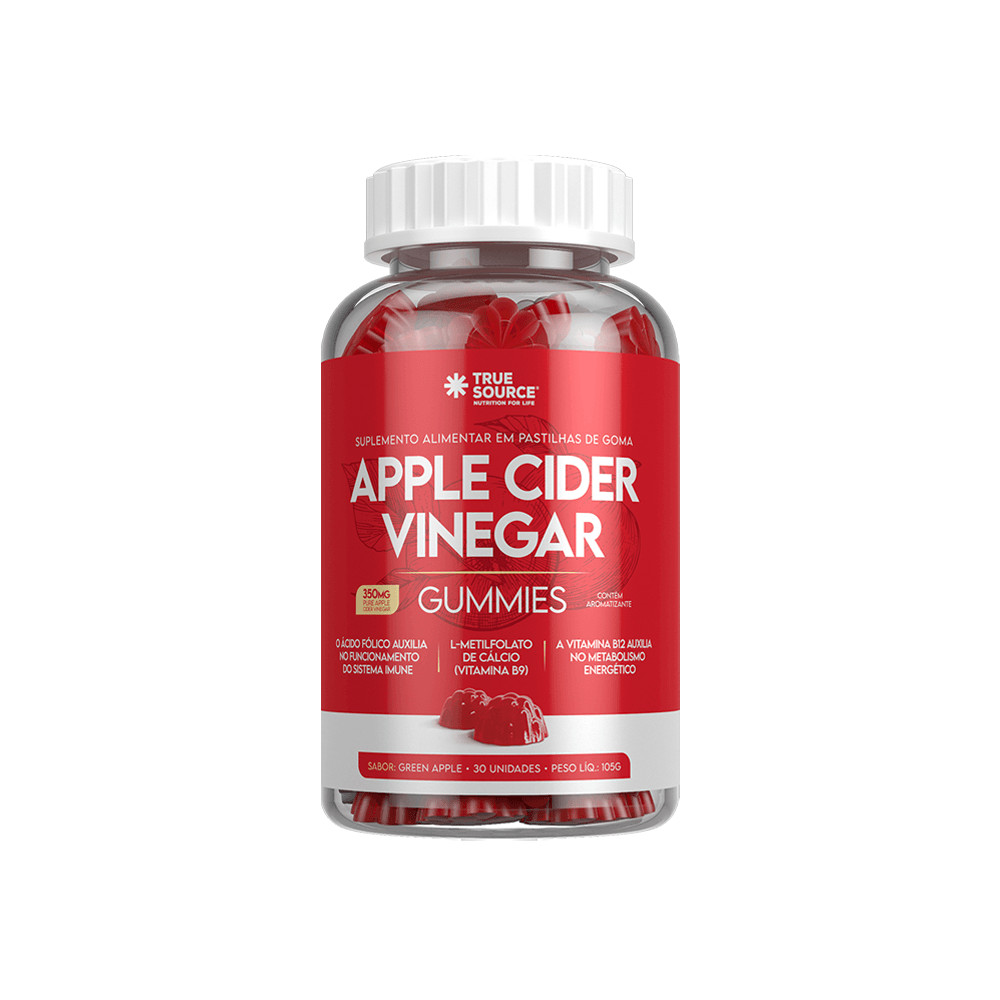 True Apple Cider Vinegar 30 unidades True Source em Oferta na Shopee