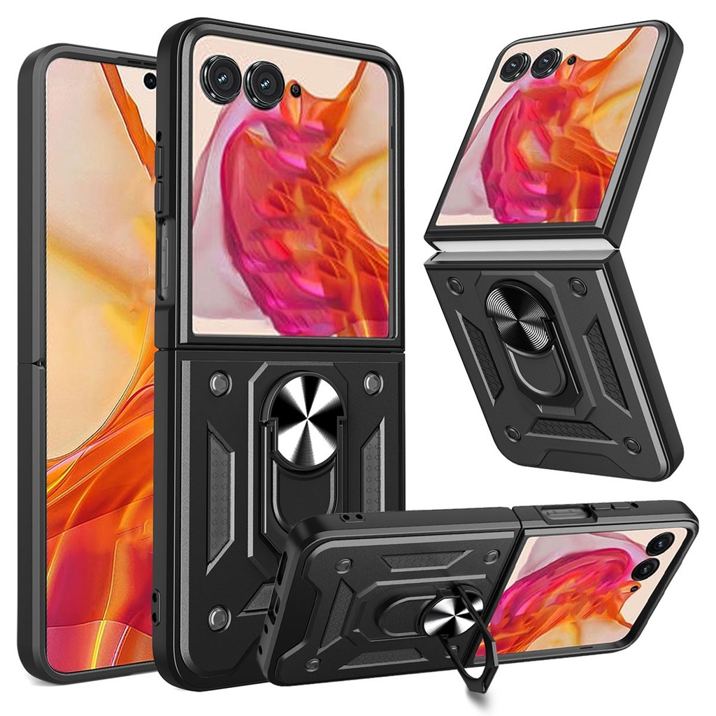 Capa Militar P/ Motorola Moto Razr 50 Ultra - Protetora Anti Impacto Queda Armad