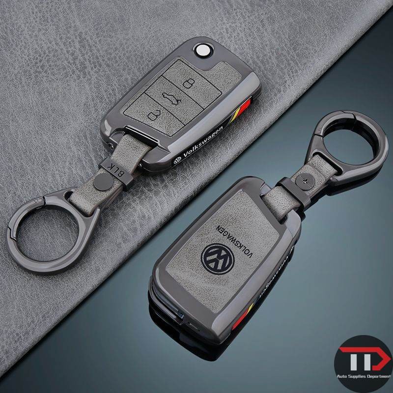Capa Para Chave De Carro Completa VW Volkswagen Golf 7 MK7 Tiguan MK2 T-roc cross Skoda Octavia Kodiaq Karoq Seat At em Oferta na Shopee