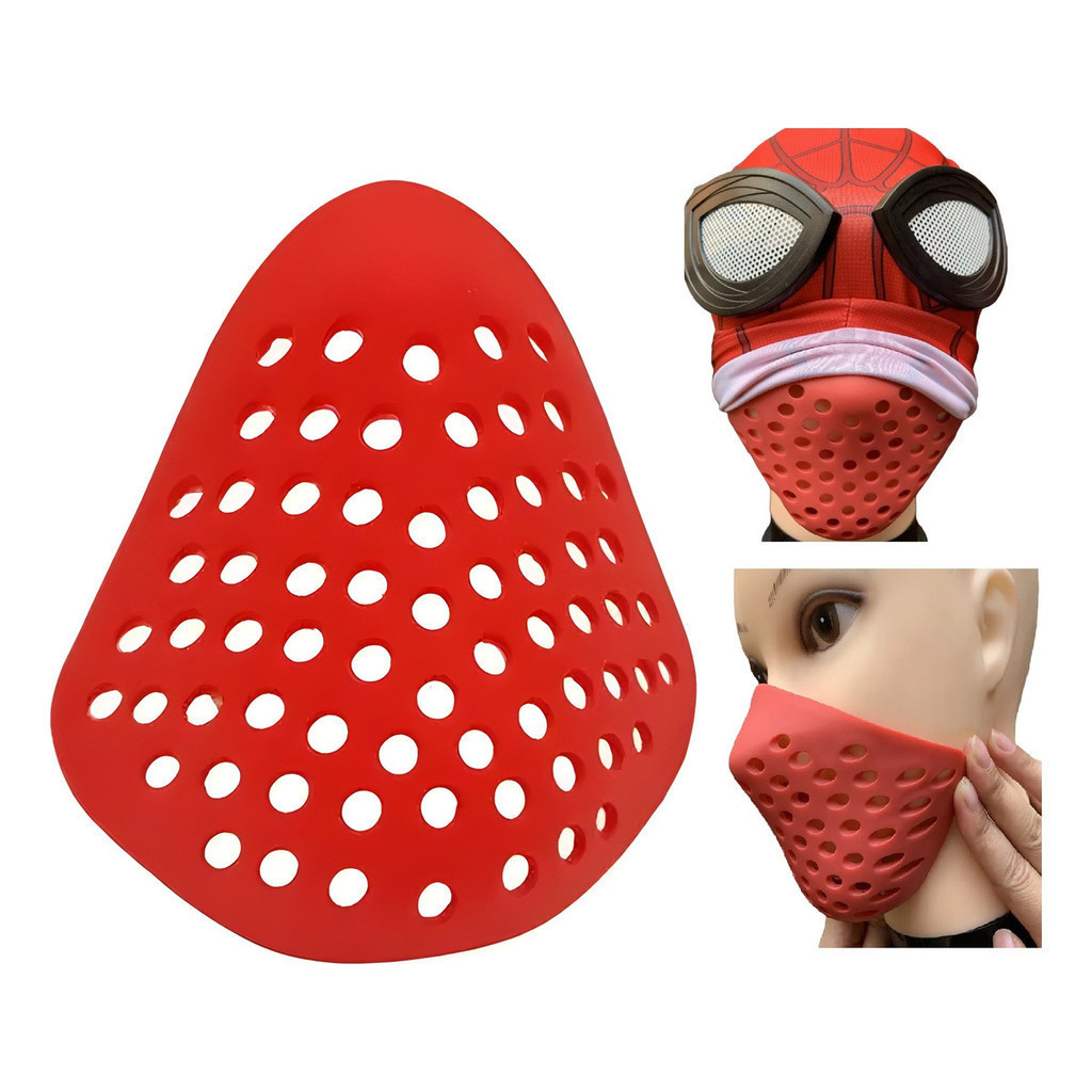 Máscara Faceshell Maleável Para Cosplay Traje Homem Aranha em Oferta na Shopee