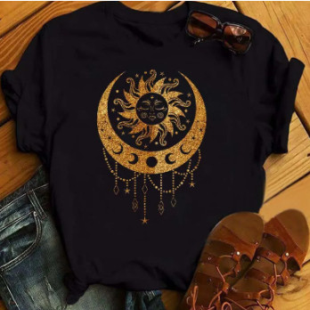 Imagem Camiseta camisa plus size  Mística Lua Meditação Universo Paralelo
