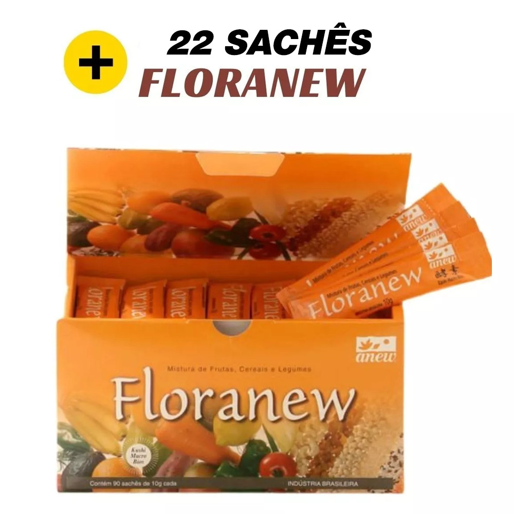 Floranew Liquido 90 sachês + 22 saches grátis em Oferta na Shopee