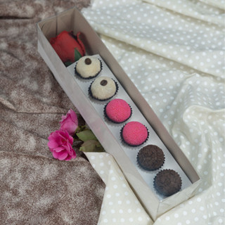 10 Caixas para 1 Rosa com 6 Bombons  Com Visor Acetato Dia Das Mães (30,5x6,0x6,0) Branco em Oferta na Shopee