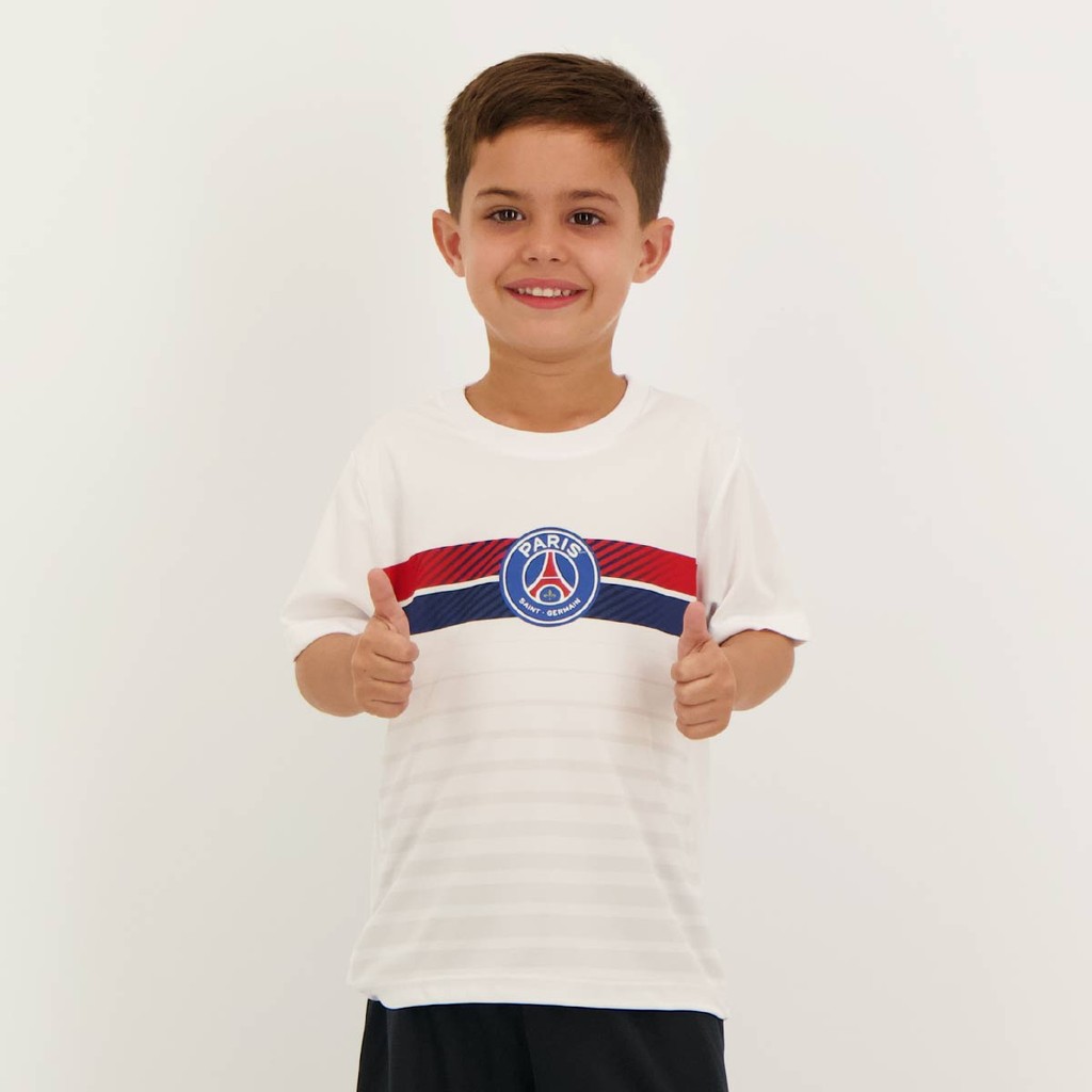 Camisa PSG Celery Infantil Branca - Sports & Outdoors