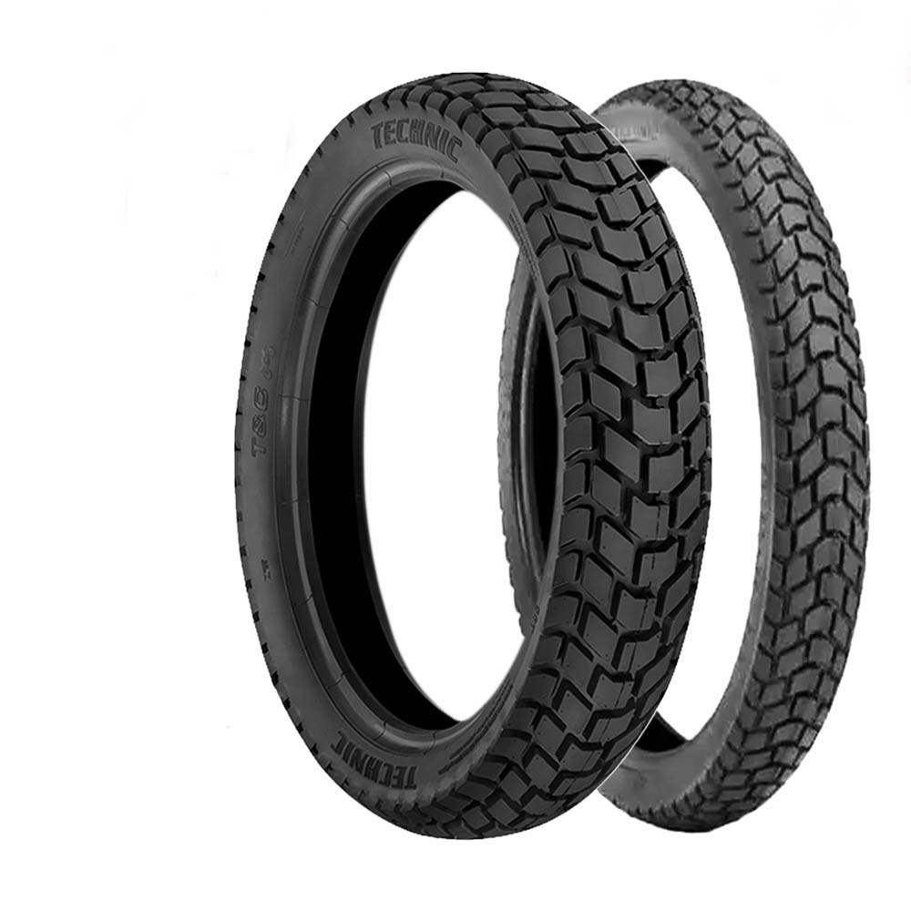 Par Pneu Moto Ktm 350 Exc/Ktm 450 Exc R/Husqvarna Te 510/ Wr 250 90-90-21 + 140-80-18 T&C Technic