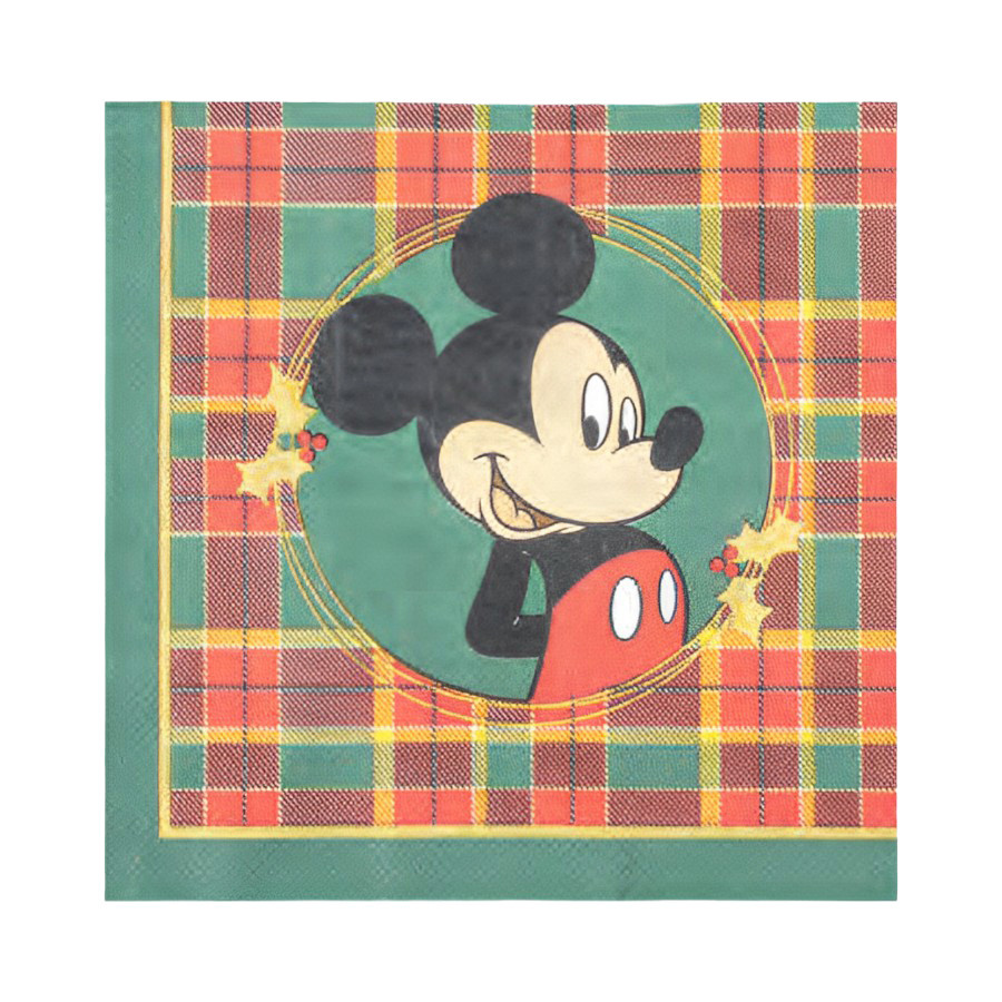 Guardanapo de Papel - Mickey - 33x33cm - Disney Original - 1 unidade - Cromus - Rizzo - Home & Living