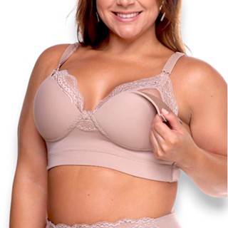 Sutiã Amamentação Plus Size 46 ao 56 Cetinete Power Reforçado com Bojo Lingerie Feminina Langerie em Oferta na Shopee