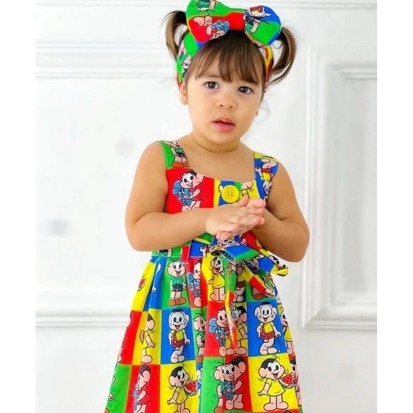 Vestido Turma da Mônica / Turma da Mônica / Vestido