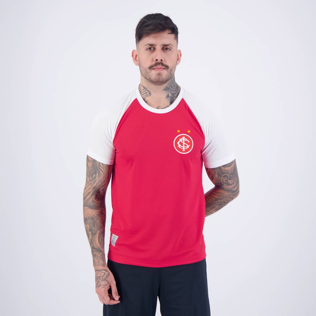 Camisa Internacional Basic Home Vermelha em Oferta na Shopee