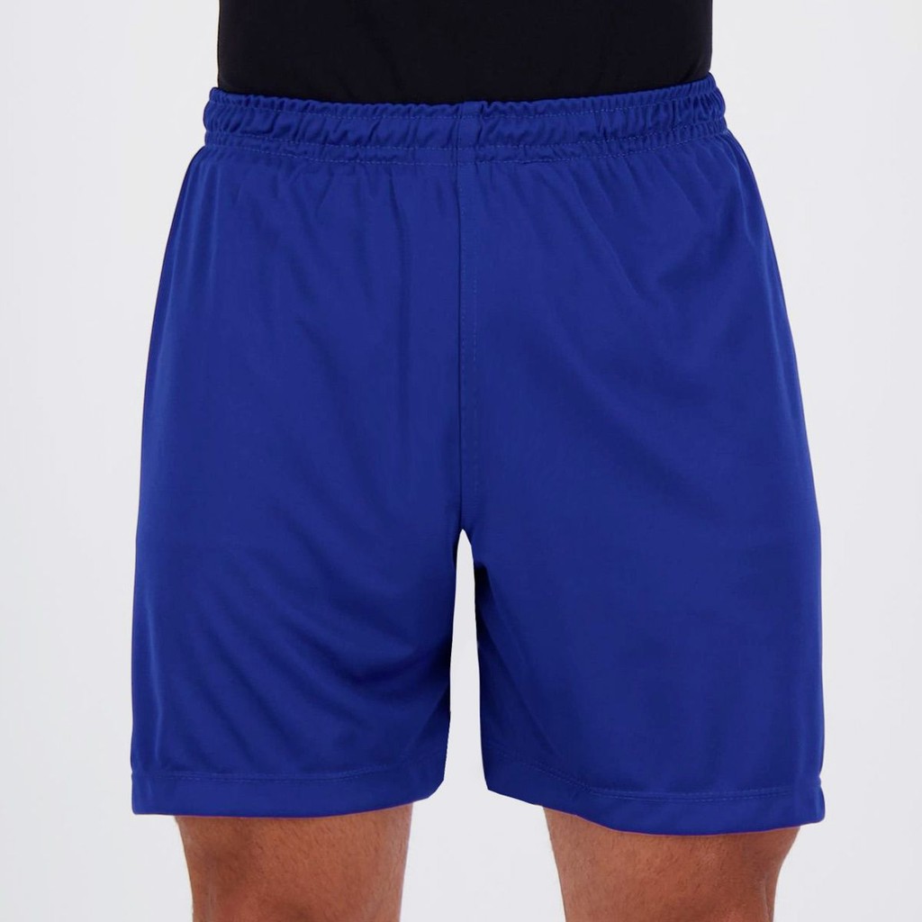 Calção Dray Liso Azul em Oferta na Shopee