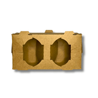 Suporte Porta Copos Kraft para 2 Copos - 50un em Oferta na Shopee