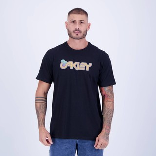 Camiseta Oakley Mushroom Preta em Oferta na Shopee