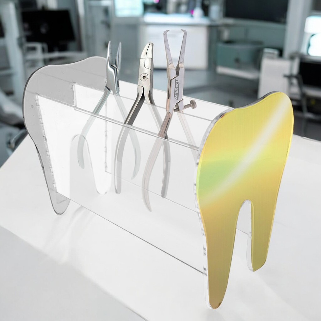Porta Alicate Dentista Acrílico Suporte Instrumentos Ortodonticos Organizar Ferramentas