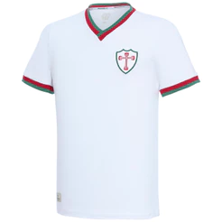 Camisa Portuguesa Retrô 1965 Branca Masculina Oficial