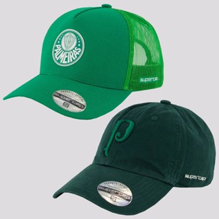 Kit Palmeiras 2 Bonés Americanos em Oferta na Shopee