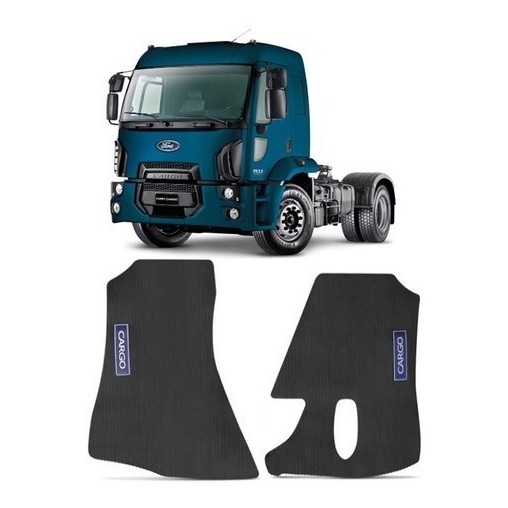 Tapete Caminhão 2 Peças específico Ford Cargo 1985 86 87 ... 15 16 2017 PVC