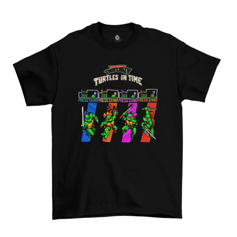 Camiseta Camisa Algodão Game Turtles in Time