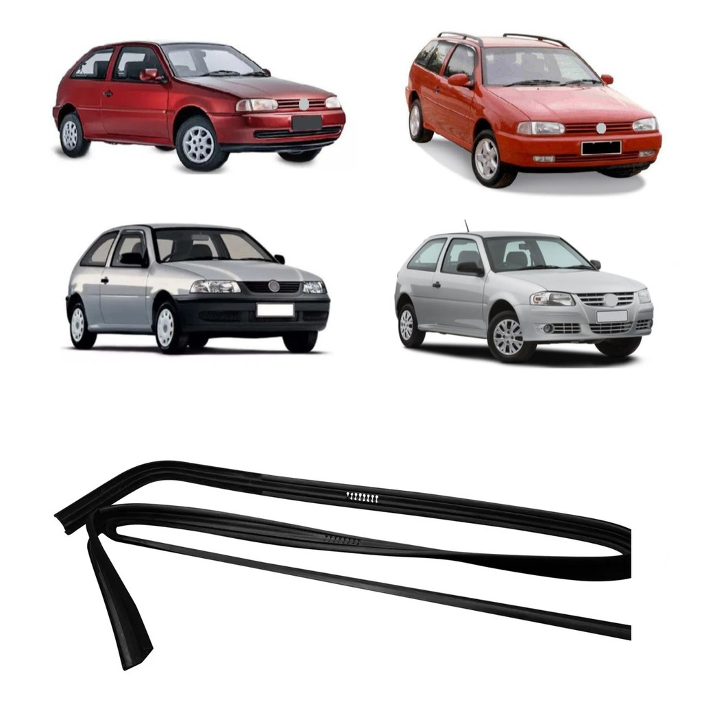 Canaleta C/ Pestana Externa Acoplada Gol G2/G3/G4 Parati G2 2 Portas Lado Direito em Oferta na Shopee