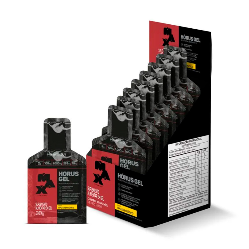 Horus Gel (10 Un) - Max Titanium em Oferta na Shopee
