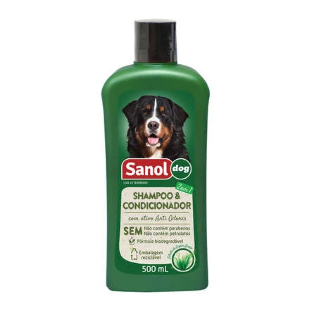 Shampoo Condicionador 500 ml - Sanol Dog em Oferta na Shopee