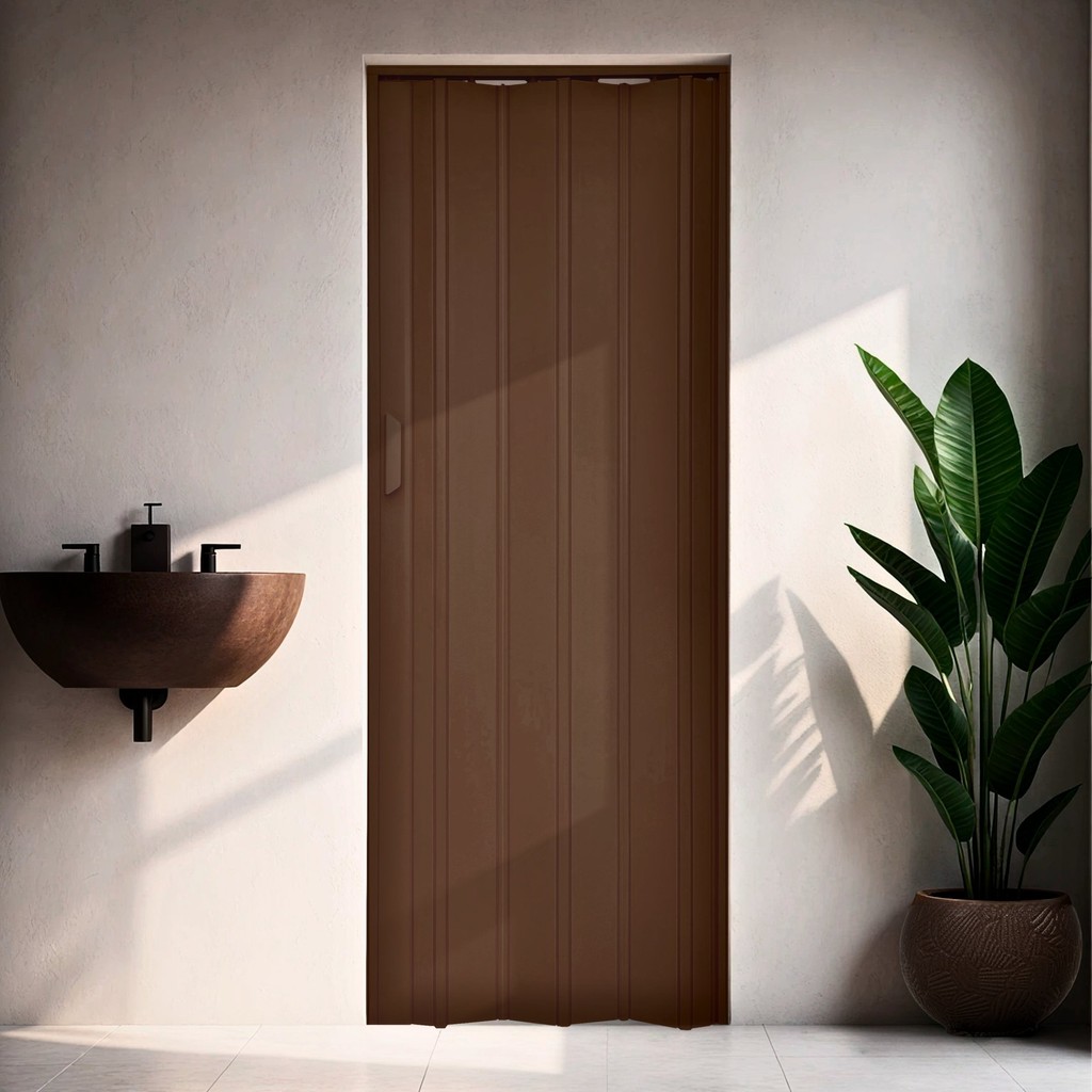 Kit com 3 Portas Sanfonada de Pvc 210x105cm Bariri