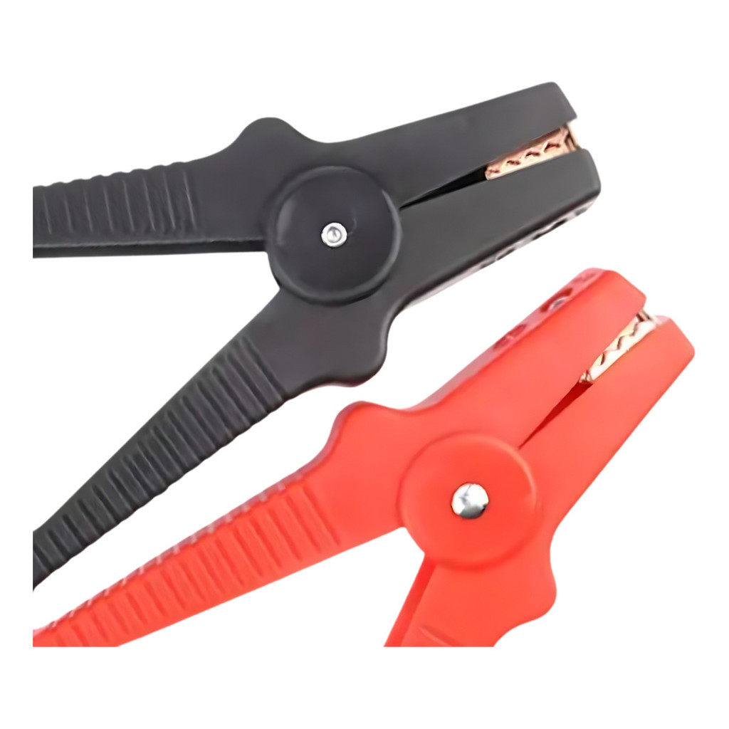 Garra Jacaré 1000 a 2000 Amperes para cabo de chupeta bateria 1 preto + 1 vermelho em Oferta na Shopee