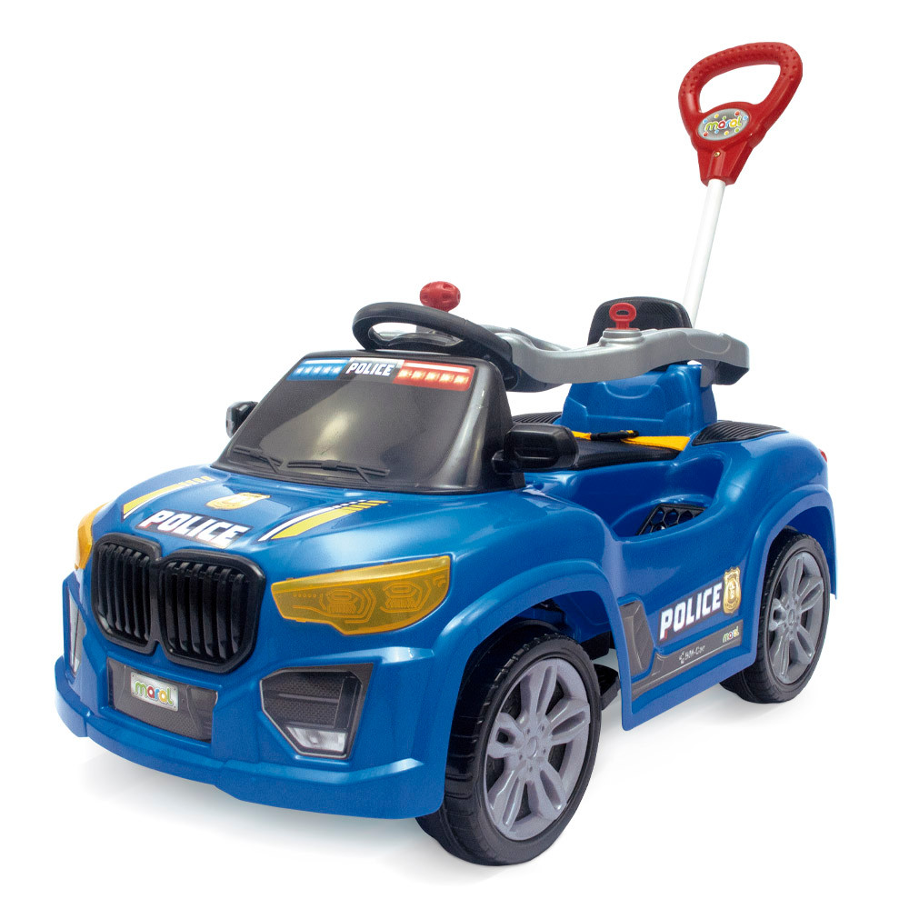 Carrinho BM-Car Azul Police Maral Brinquedo Infantil em Oferta na Shopee