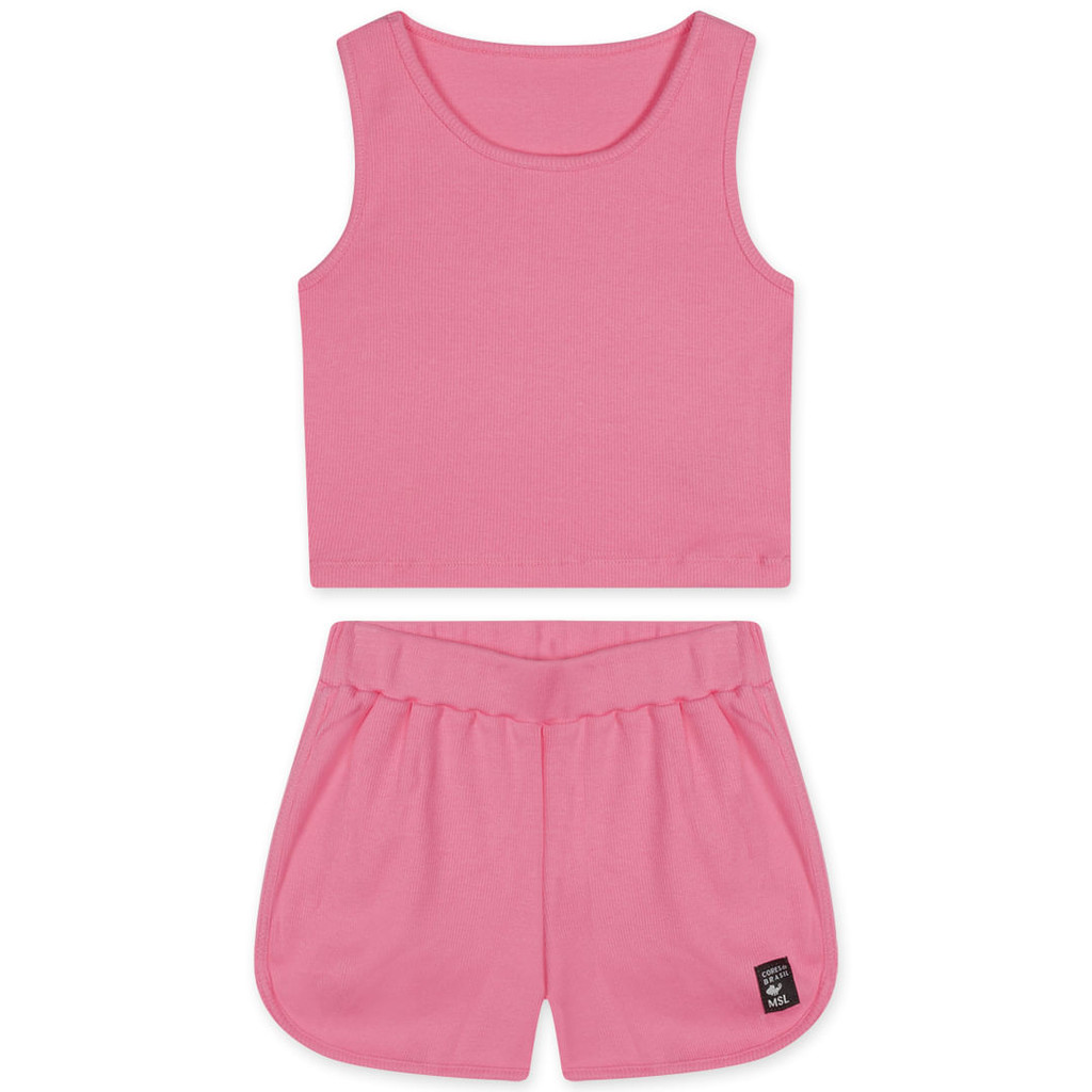 Conjunto Curto Infantil Feminino Marisol - Baby & Kids Fashion