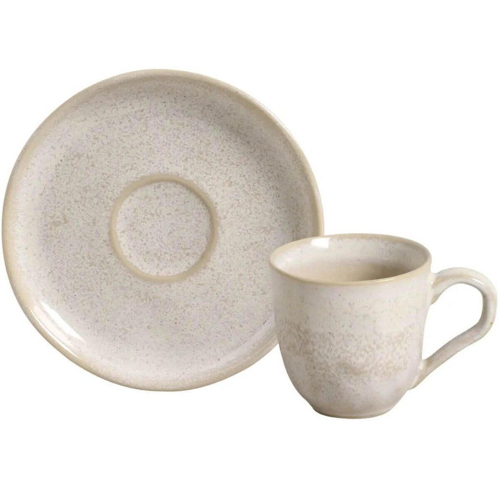 Xícara de Café Pires 120ml Bio Latte Porto Brasil Mesa Posta Café da Manhã