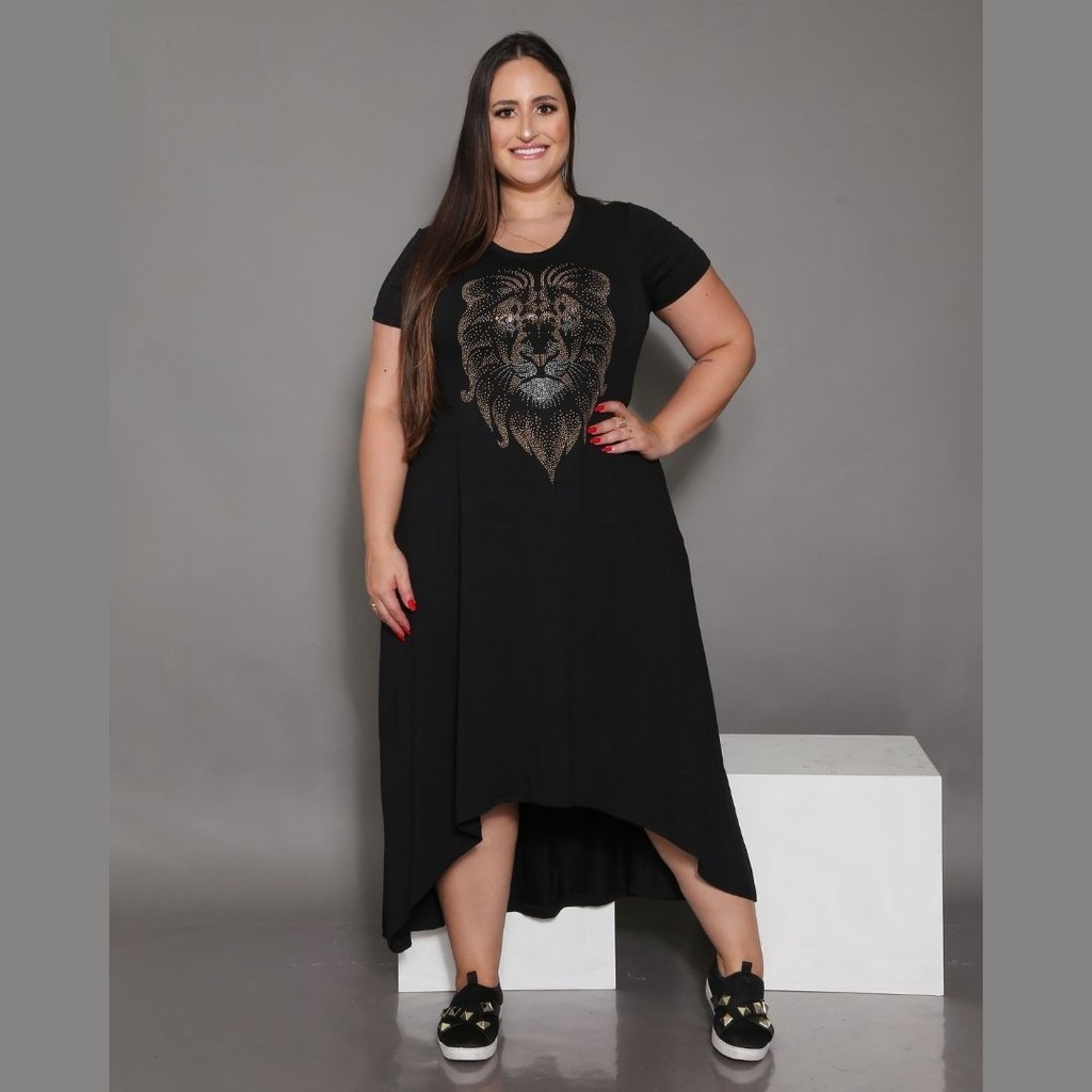 Vestido Mulet Leão Strass