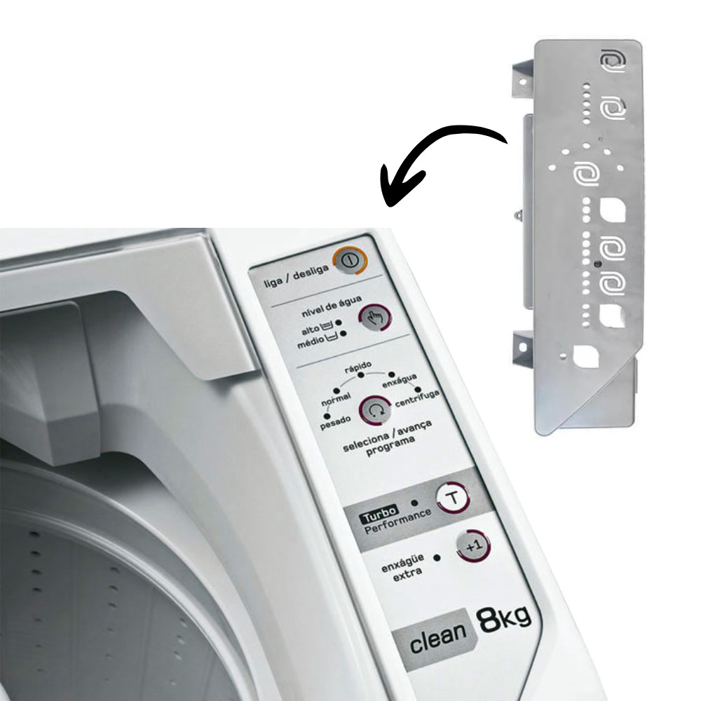 Suporte Console Da Placa para Lavadora Brastemp Bwc07 Bwc08 - 326048671