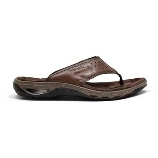 Chinelo Masculino Pegada Ortopédico Couro Amortecedor Confortável Original 131663