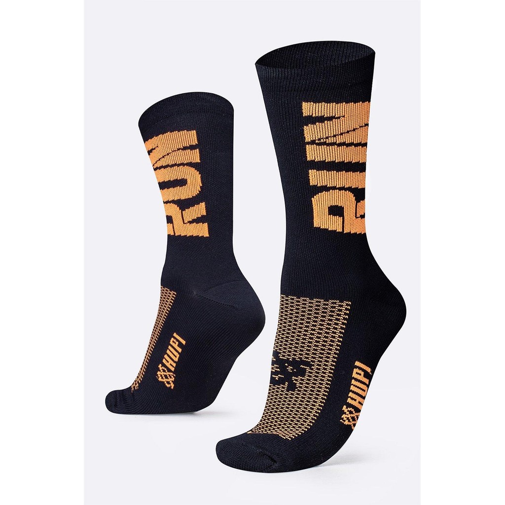 Meia HUPI Run Preto/Laranja