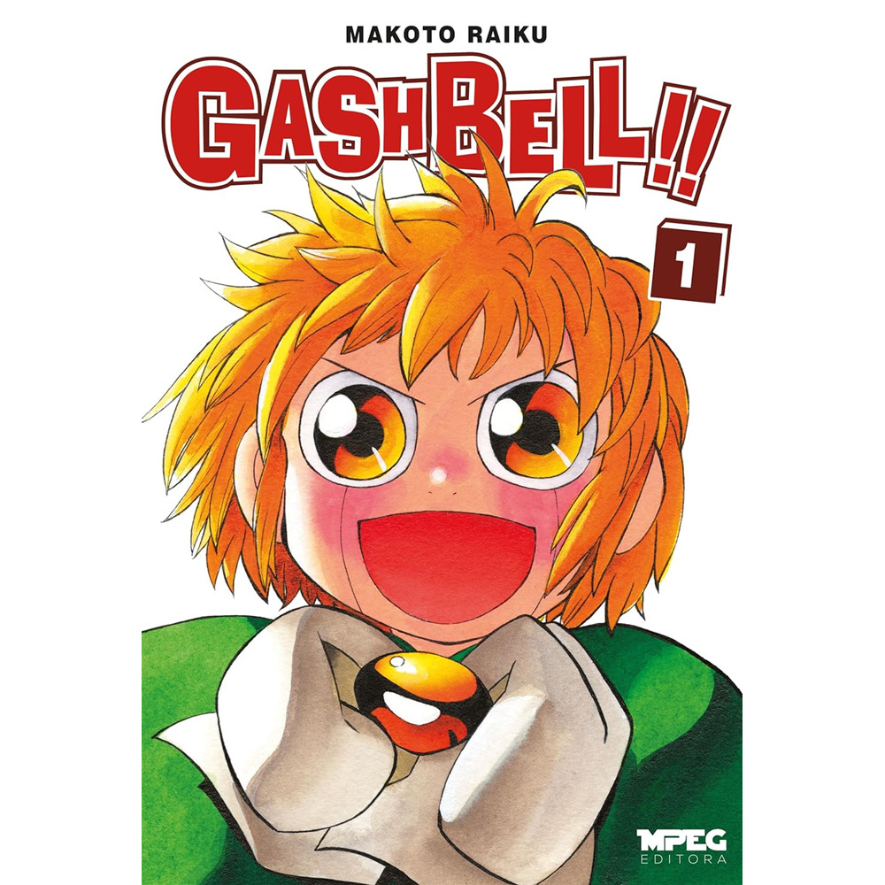 Capa do livro Mangá - Gash Bell!! - Capa Variante - por Makoto Raiku - Editora MPEG