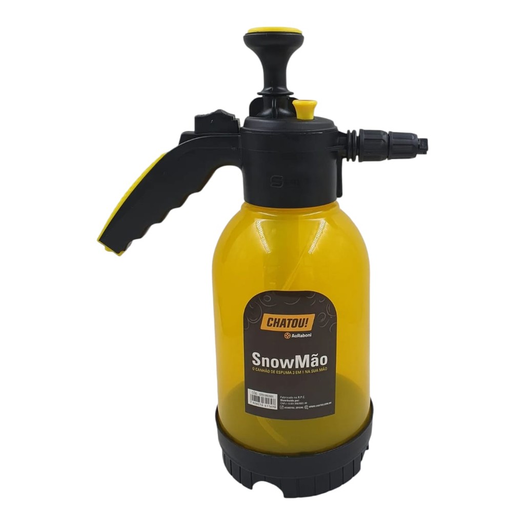 Snowmão Chatou Manual 3 Em 1 Snow Agua, Quimicos E Espuma em Oferta na Shopee