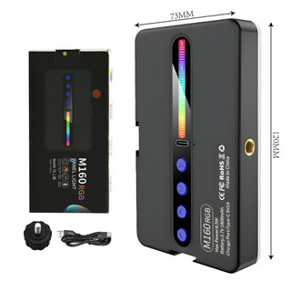 Luz de preenchimento e luz quente para fotografia LED RGB 2700k-6500k Luz fotográfica pro…