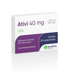 Suplemento Alimentar Ativi Ourofino 40mg C/30 Comprimidos