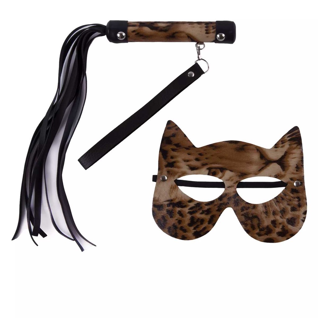 Kit Chicote e Máscara Mulher Gato - 5 cores | Brasil Fetiche em Oferta na Shopee