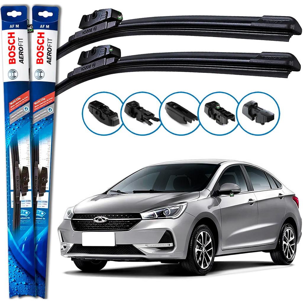 Par Palheta Limpador Parabrisa Chery Arrizo 5 2018 2019 2020 2021 Bosch em Oferta na Shopee