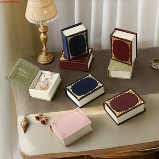 JUNYUE Caixa De Anel Em Forma De Livro , Criativa De Noivado Com Tampa Articulada Armazenamento , Embalagem De Joias em Oferta na Shopee