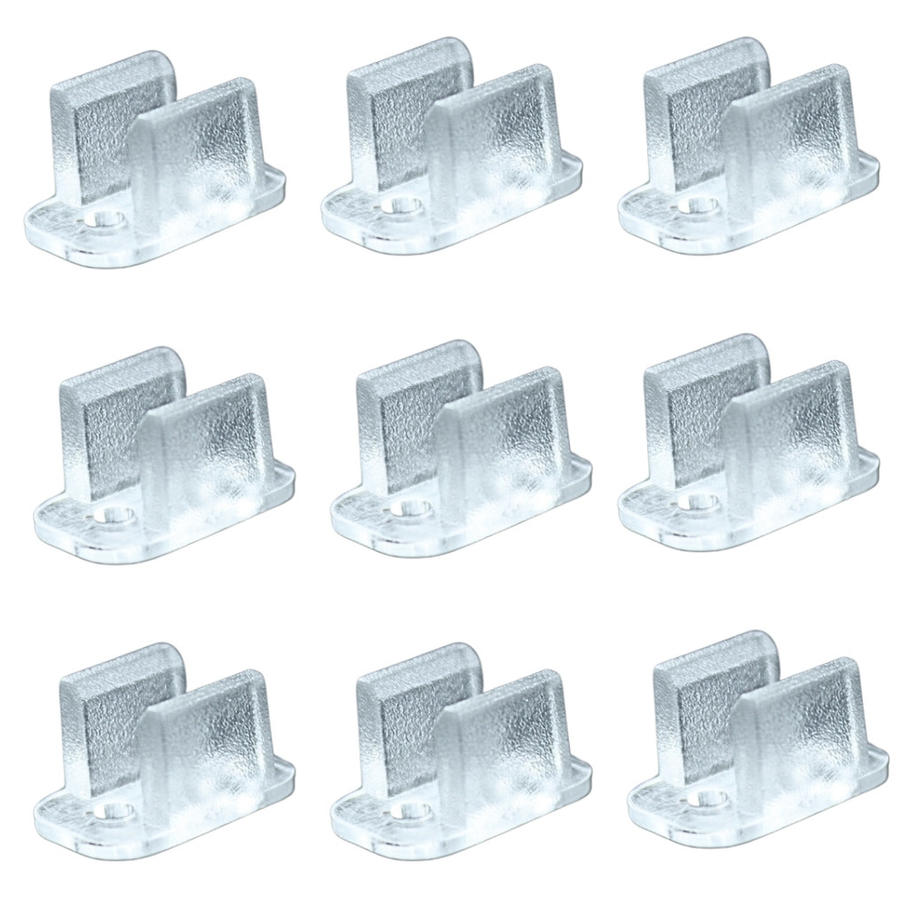 KIT 9 Presilhas P/ Fixação Instalação Mangueira Led Neon 5mm 12v em Oferta na Shopee