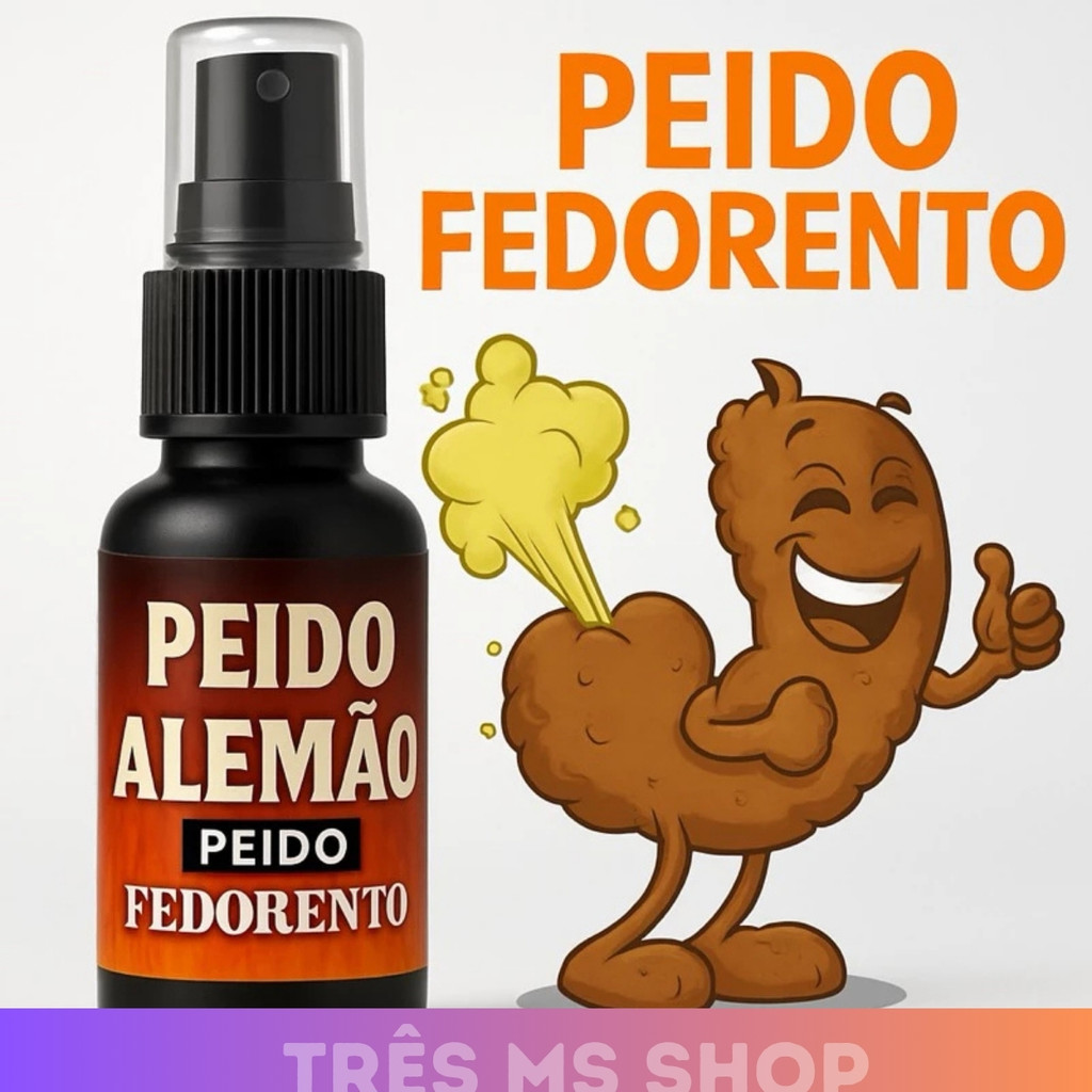 Spray Pum Alemão Pegadinha Viral TikTok Fedor Insano Peido